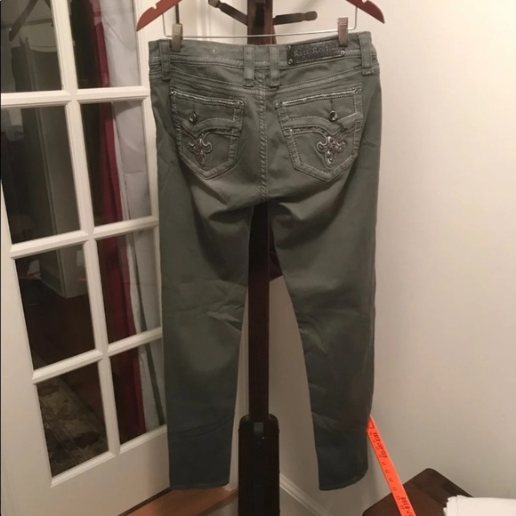 NWOT Rock Revival Grey Betty Skinny 30 by 31.5 - Picture 6 of 8